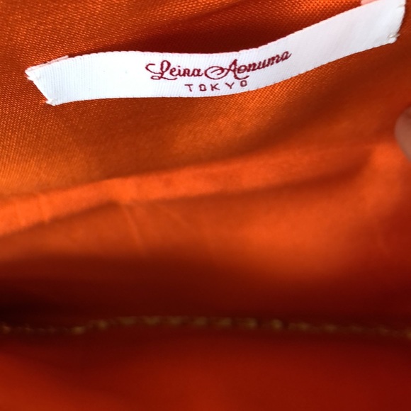 Leina Aonuma Obi Clutch / Purse Authentic Traditional Japanese Fabric - Picture 3 of 6